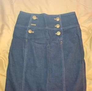 Lauren Jeans Denim Skirt